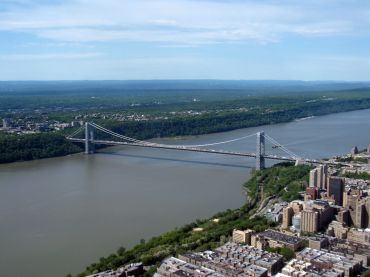 Northern New Jersey and the George Washington Bridge.