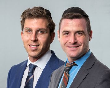 Shaya Ackerman (left) and Shaya Sonnenschein.