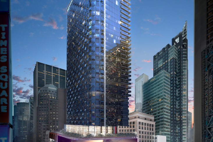 Structure Tone is about to begin demolition work for L&L Holdings' 1568 Broadway, a redevelopment of the Palace Theatre that will include a 46-story commercial tower with a hotel and retail.