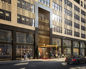 The new entrance for 10 Grand Central.