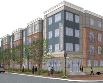 A rendering of the project in Richmond, Va.