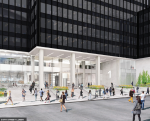 Planned renovation of the 34th Street entrance for 1 Penn Plaza.