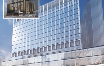 Proposed renovation of 2 Penn Plaza.