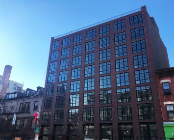 The new building on The Bowery.