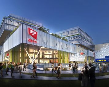 Livat shopping center, being developed by Ingka Centres, in Shanghai.