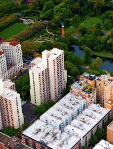 Aerial view of Lakeview Apartments at 1250 Fifth Avenue.