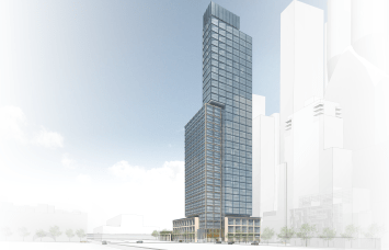 A rendering of 601 West 29th Street. 