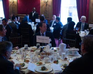 The luncheon at Commercial Observer's 3rd annual finance forum discussing opportunity zones.