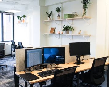 Inside of a coveHQ suite.