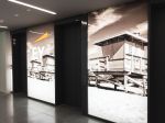 Beachy keen. HOK incorporated iconic L.A. images to EY's offices, including in the elevator lobby area. 