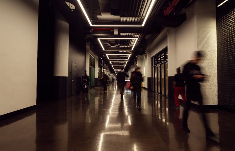 The ground floor of the Falchi Building got new food stalls, new flooring and a new tenant lounge area.