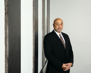Dennis Prude is working on the massive, mixed-use Crossing at Jamaica Station project on the corner where he used to shine shoes as a kid.