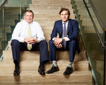 Robert Alexander (left) and his son Ryan Alexander are the brokers behind some huge deals at CBRE.