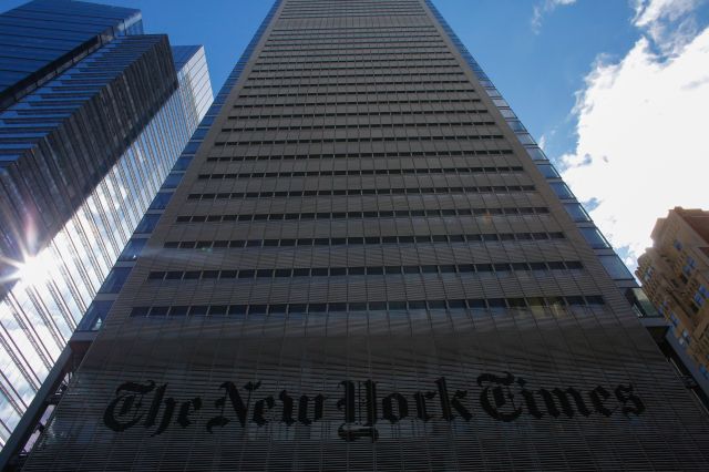 The New York Times Building.