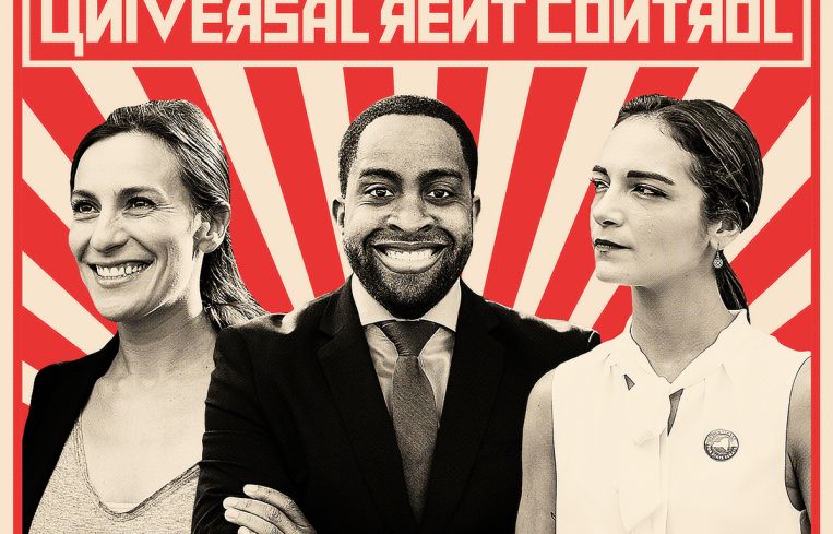 Alessandra Biaggi, Zelnor Myrie and Julia Salazar