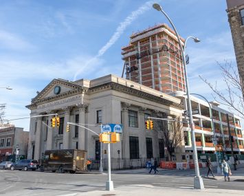 The Dime under construction at 263 south 5th street in williamsburg in Jan 2019