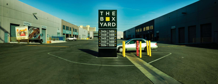 The Box Yard in Downtown Los Angeles. 