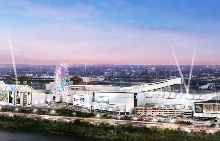 An early rendering of American Dream Mall.