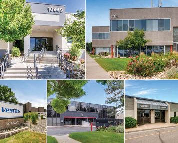 A collage of several of the assets within the industrial portfolio.