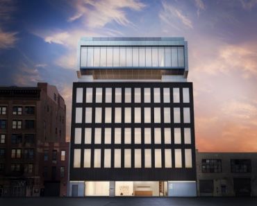 A rendering of the front of 540 Wet 25th Street, the new home of a Pace Gallery.