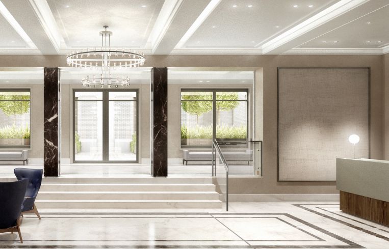 Lobby at 30 Morningside Drive.