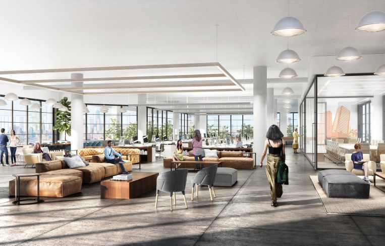 A look at the four floors of office space in The Dime.