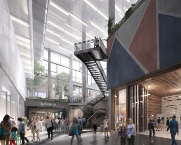 The Market Line at Essex Crossing will open its first phase this year featuring outposts from Veselka, Cafe Grumpy and Ends Meats.