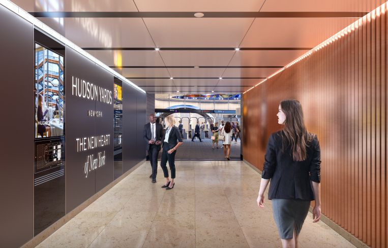 Tenants will have a direct connection from the Hudson Yards subway station to their offices.