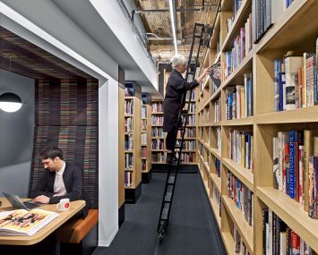 Spacesmith, one of our firms to watch, designed the offices of art publisher Abrams Books.