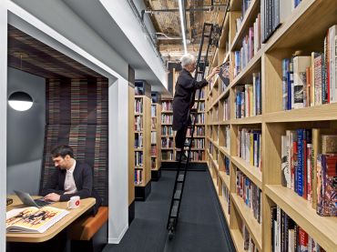 Spacesmith, one of our firms to watch, designed the offices of art publisher Abrams Books.