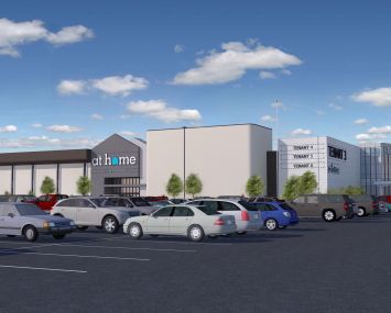 A rendering of the completed redevelopment of the Macy's store at The Shops at Nanuet.