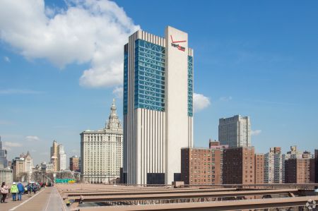 375 Pearl Street from the Brooklyn Bridge.