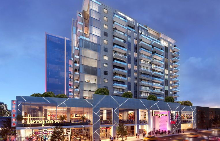 A rendering of F&T Group's Tangram project, where BHDM design, one of our firms to watch, is designing 250,000 square feet of retail in Flushing, Queens.