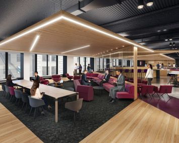 Full Floor of Amenities - Tenant Lounge