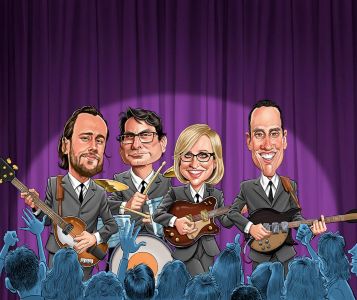 Despite the late business cycle, the industry's most influential lenders never stopped the music. From left to right: Dustin Stolly, Jeff Fastov, Greta Guggenheim and Jonathan Pollack. 
