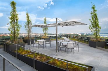 Rosslyn’s Potomac Tower rooftop offers incredible views of DC