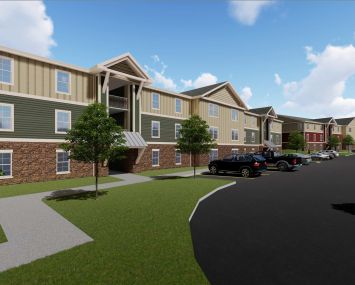 A rendering of Kodak Crossing in Kodak, Tenn.