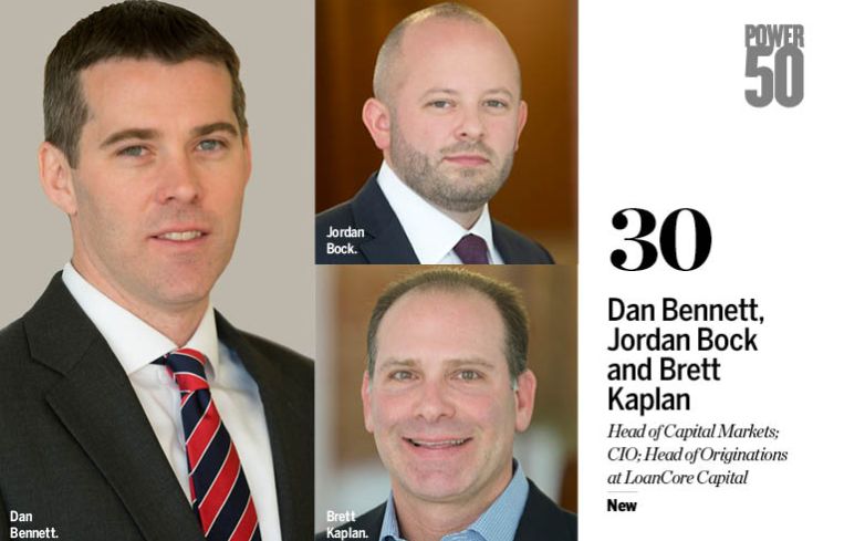 Dan Bennett, Jordan Bock and Brett Kaplan.