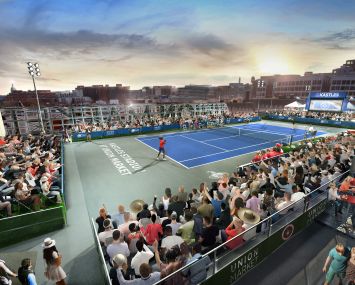 Washington Kastles pop-up stadium rendering