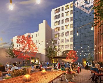 Artist Rendering: Backporch at The Hall in Brooklyn