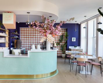 The lower floor of The Wing's Flatiron outpost gets a coffee bar and grab-and-go food spot called "Perch on the Fly."