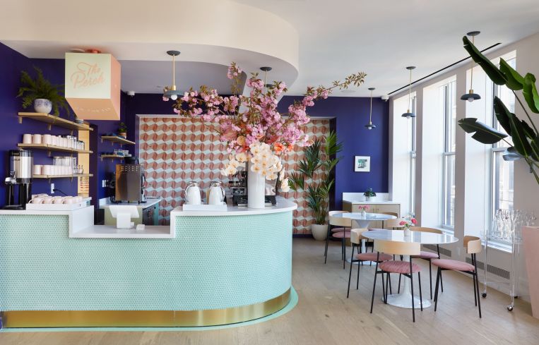 The lower floor of The Wing's Flatiron outpost gets a coffee bar and grab-and-go food spot called "Perch on the Fly."