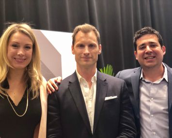 Amanda Murray, Preston Pesek and Justin Stewart at ICSC 2019.