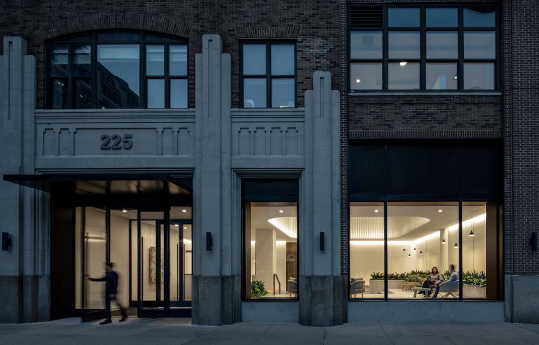 Renovations at 225 Varick also involved opening up the facade and adding more windows, which helped attract Shake Shack as a tenant.