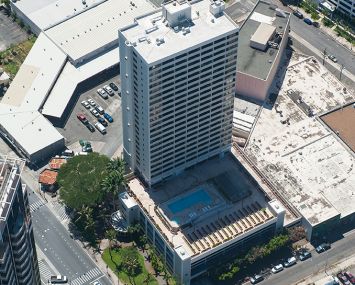 Pohulani Elderly, a public-housing building in Honolulu.