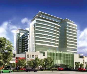 A rendering of the planned development at 135-35 Northern Boulevard. 