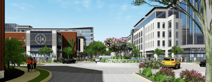 A rendering of the campus in Wilmington, Del.