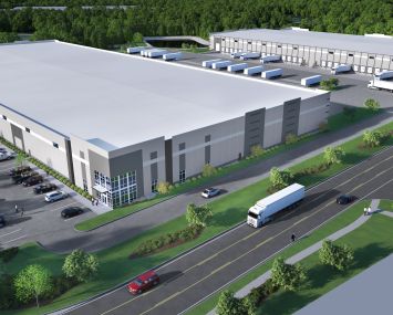A rendering of Scannell's two planned Jacksonville industrial properties.