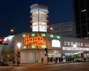 Amoeba Music store.