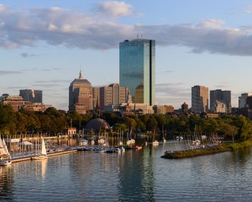 Boston skyline.
